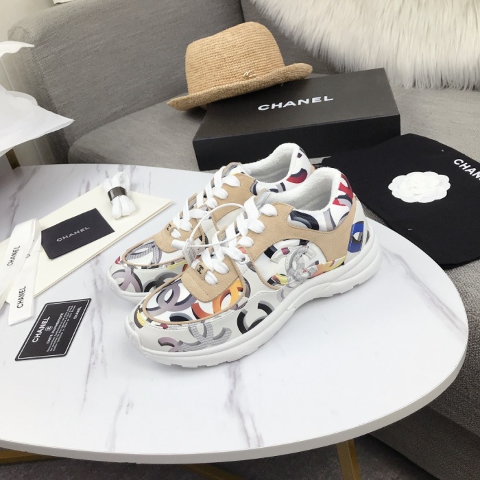  Arrenfashion Men Women C*hanel Top Sneaker