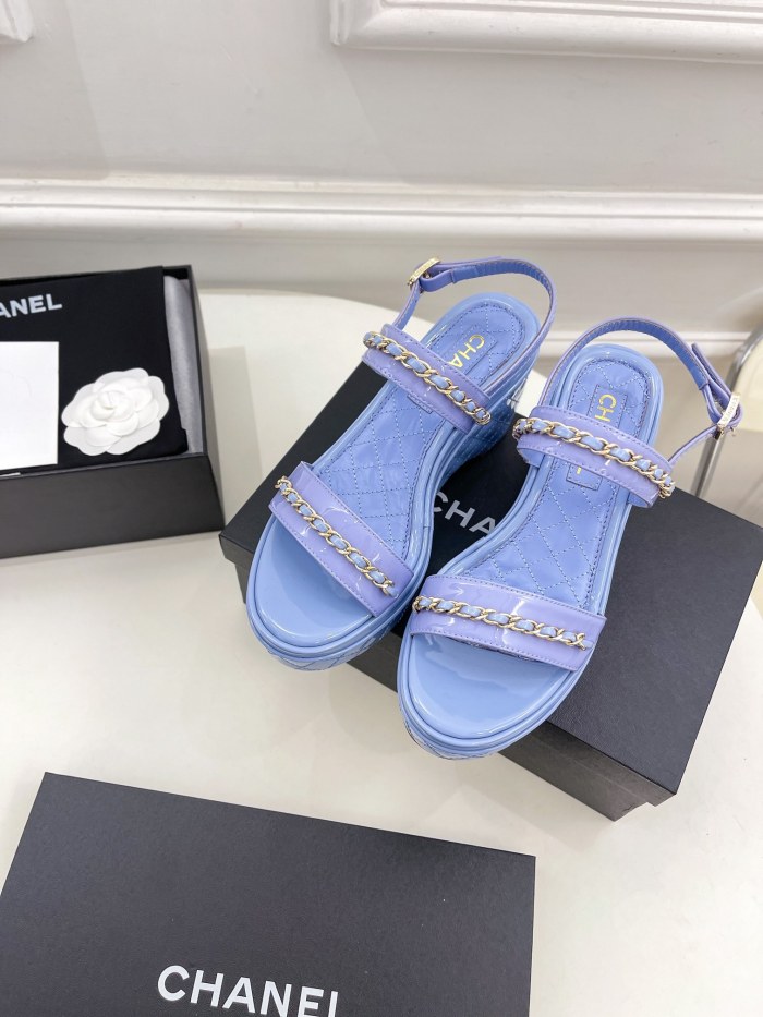  Arrenfashion Women C*hanel Top Sandals 8CM