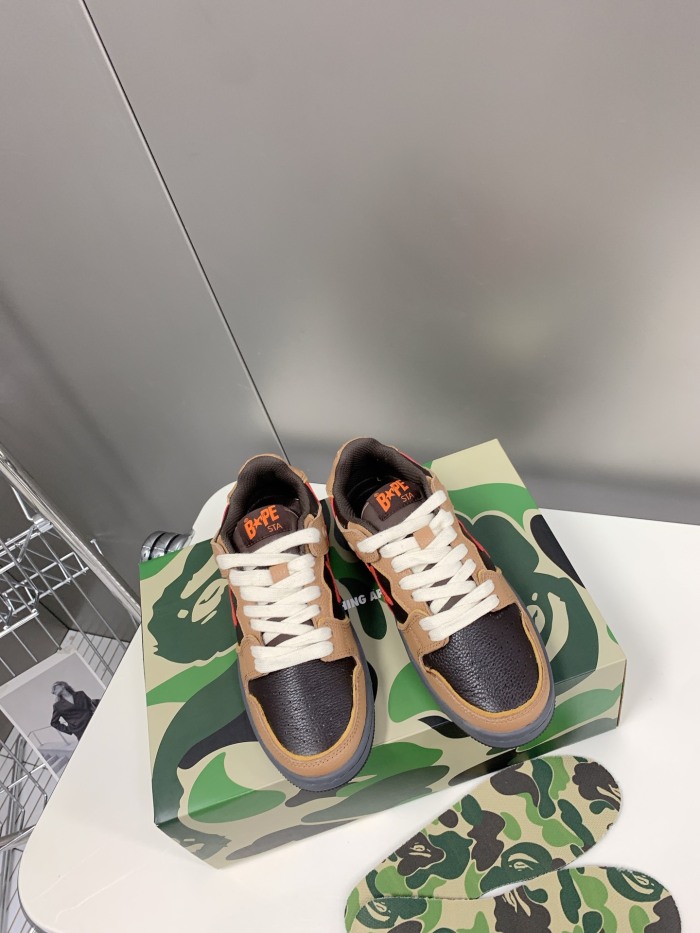  arrenfashion Men Women B*ape Top Sneaker