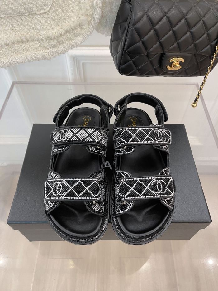 Arrenfashion Women C*hanel Top Sandals