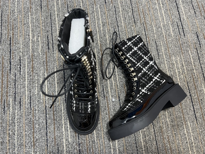  Arrenfashion Women C*hanel Top Boots ( Arrenfashion)