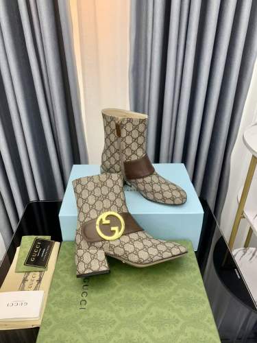 Women G*ucci Top Boots （Arrenfashion）