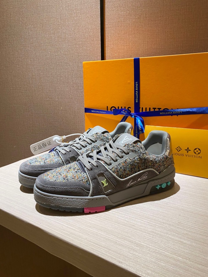  Arrenfashion Men Women L*ouis V*uitton Top Sneaker