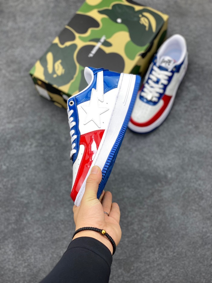 Men Women B*ape sta to low Top Sneaker ( arrenfashion)