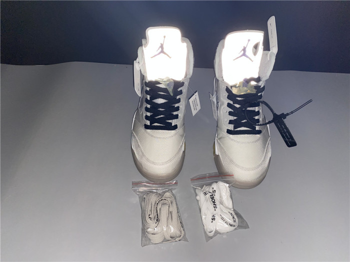  Arrenfashion Air​ Jordan 5 x​off white ow 3M CT8480-105