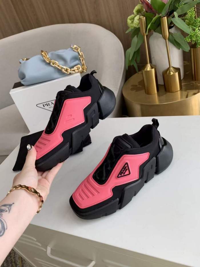  Arrenfashion Mens Women P*rada Top Sneakers