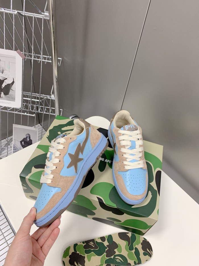  arrenfashion Men Women B*ape Top Sneaker