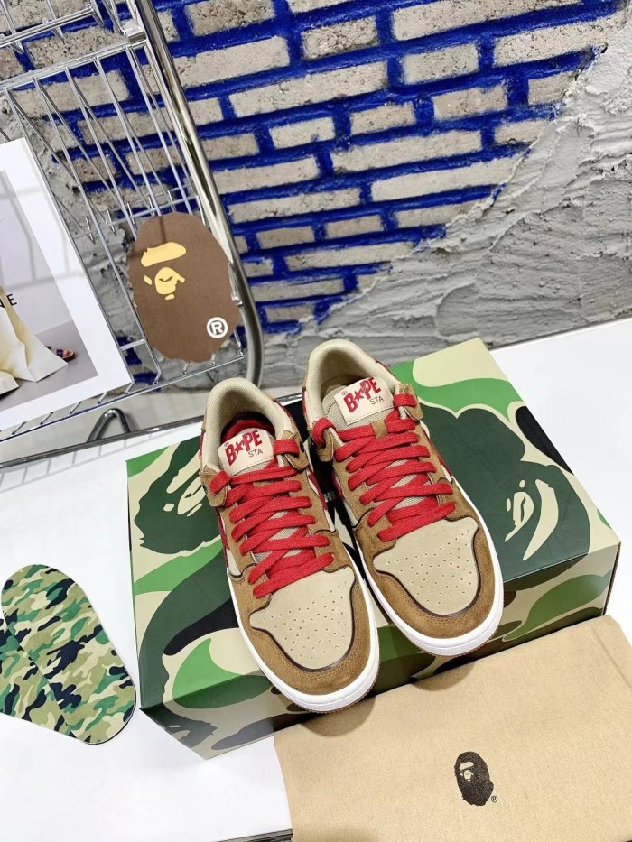  arrenfashion Men Women B*ape Top Sneaker