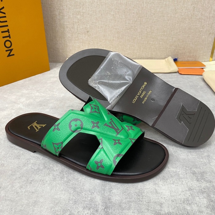 Men L*ouis V*uitton Top Slippers (Arrenfashion)