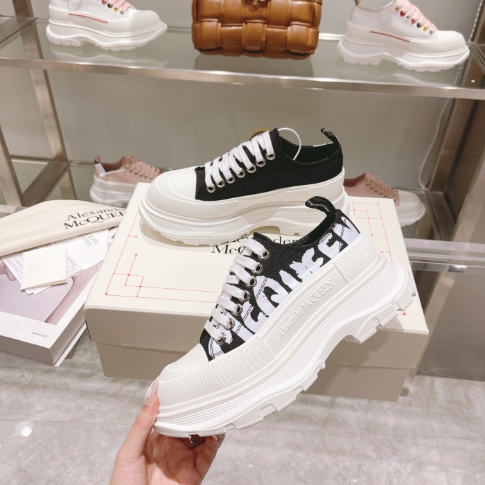 Men Women A*lexander M*cqueen Top Sneaker （ Arrenfashion ）