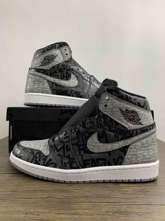  Arrenfashion Air Jordan 1 men women top sneaker