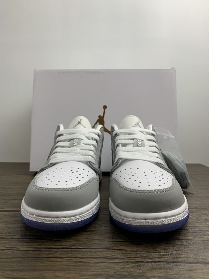 Arrenfashion Air Jordan 1 Low Wolf Grey D*ior AJ1