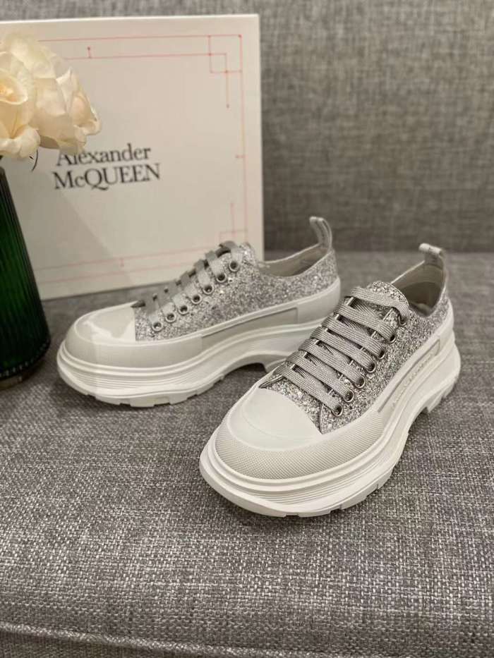 Men Women A*lexander M*cqueen Top Sneaker （ Arrenfashion ）