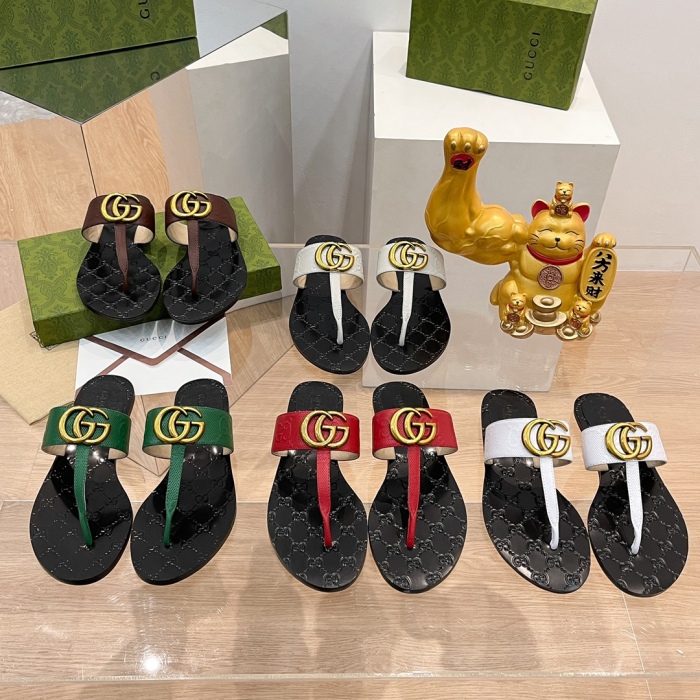  Arrenfashion Men Women G*ucci Top Sandals