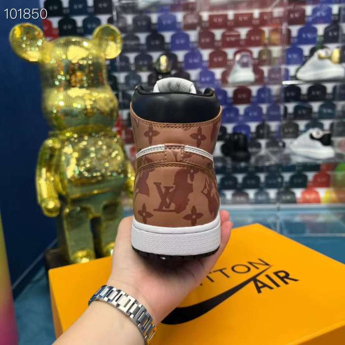 Men Women L*ouis V*uitton x NIKE Air Jordan 1 Sneakers ( Arrenfashion)