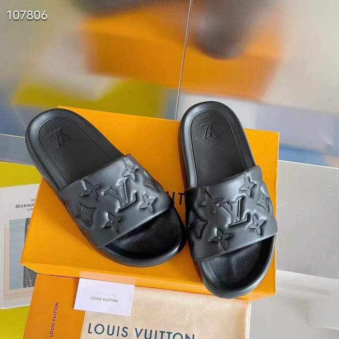 Women Men L*ouis V*uitton Top Slippers (Arrenfashion)