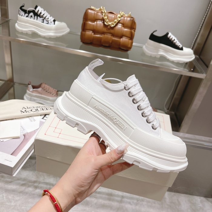 Men Women A*lexander M*cqueen Top Sneaker （ Arrenfashion ）