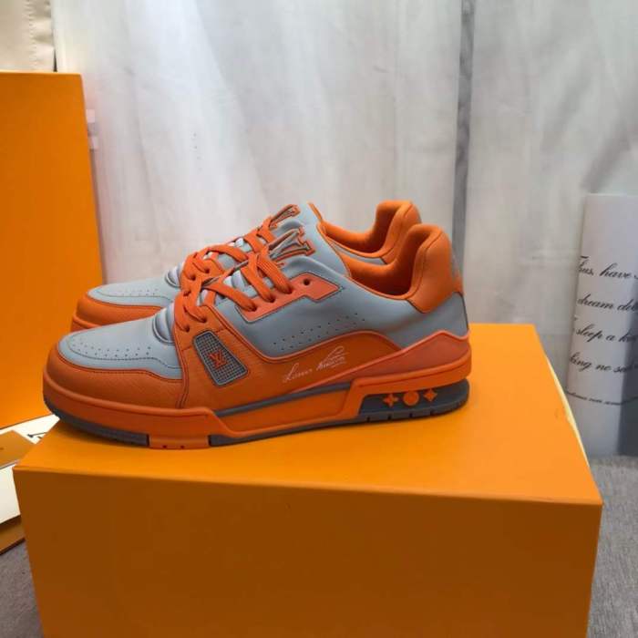  Arrenfashion Men Women L*ouis V*uitton Top Sneakers