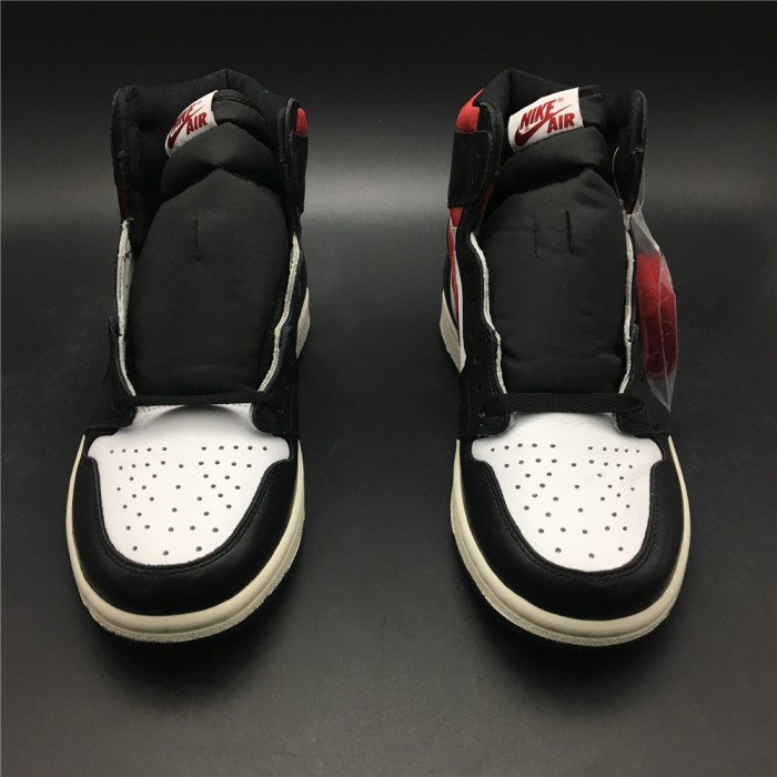  Arrenfashion Air Jordan 1 Retro High Black Gym Red 555088-061