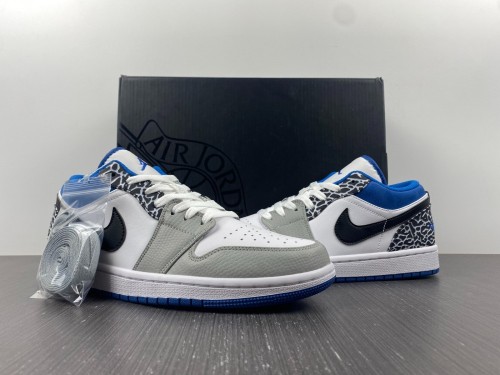  Arrenfashion Air Jordan 1 Low True Blue DM1199-140