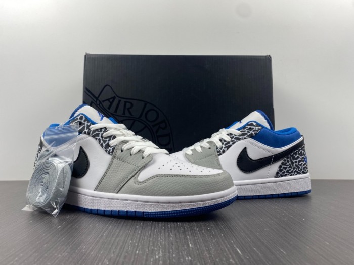  Arrenfashion Air Jordan 1 Low True Blue DM1199-140