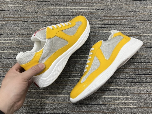  Arrenfashion Mens P*rada Top Sneakers