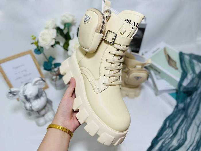  Arrenfashion Men Women P*rada Top Sneaker