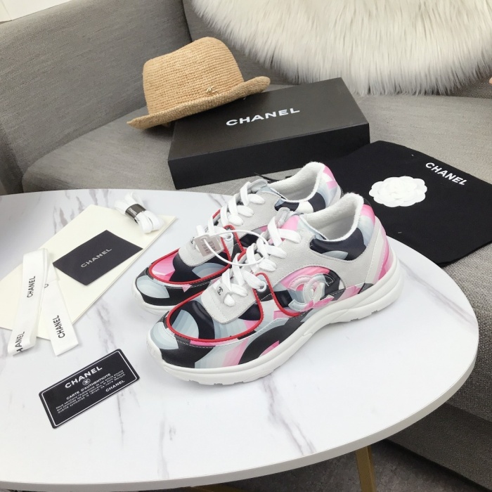  Arrenfashion Men Women C*hanel Top Sneaker