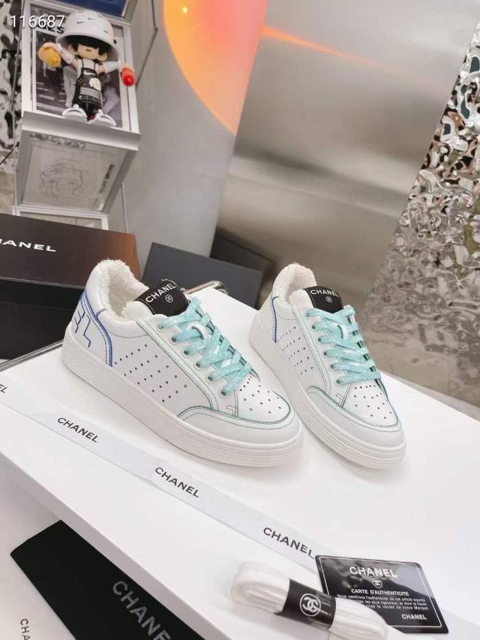  Arrenfashion Men Women C*hanel Top Sneaker