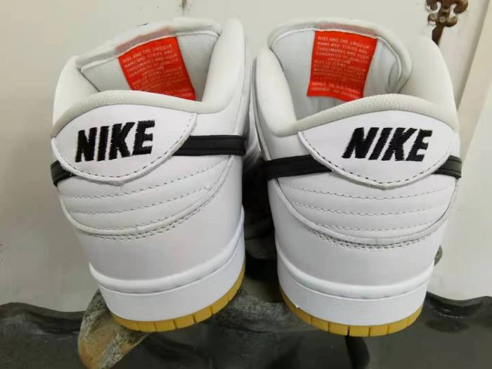  from Arrenfashion Nike Dunk SB Low Orange Label White Black CD2563-100