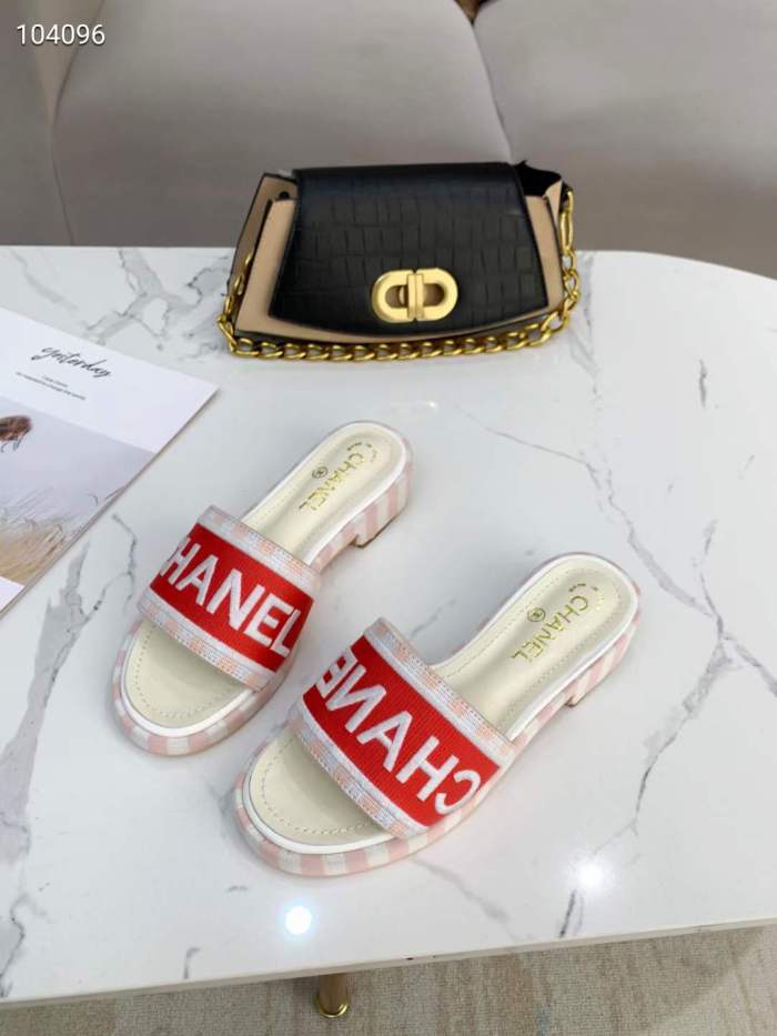  Arrenfashion Women C*hanel Top Slippers