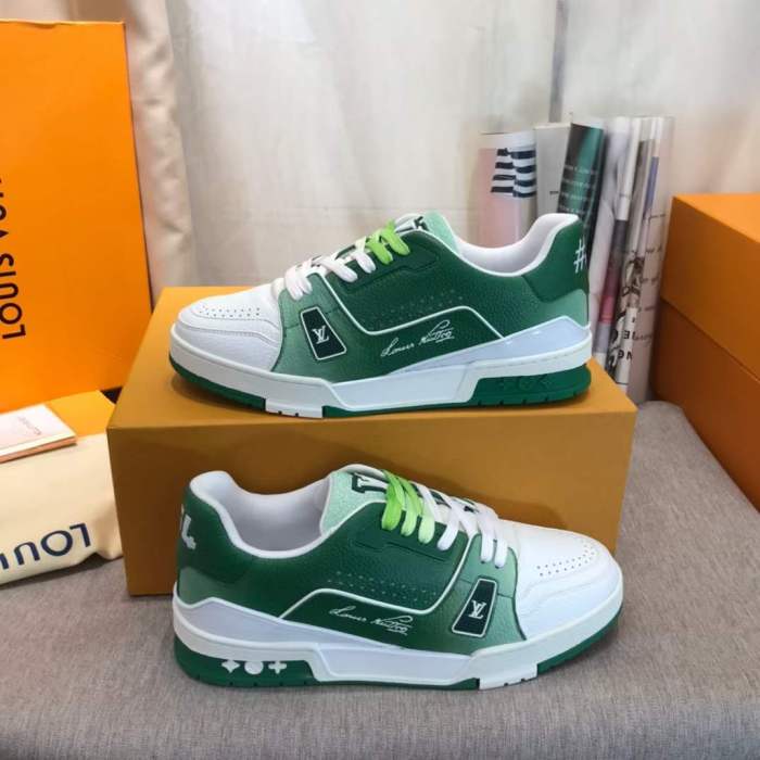  Arrenfashion Men Women L*ouis V*uitton Top Sneakers