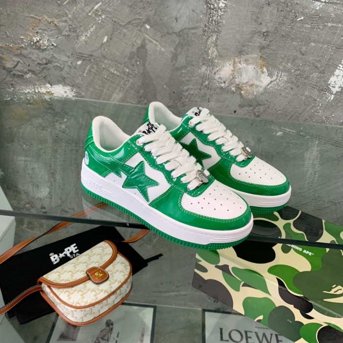  arrenfashion Men Women B*ape Top Sneaker