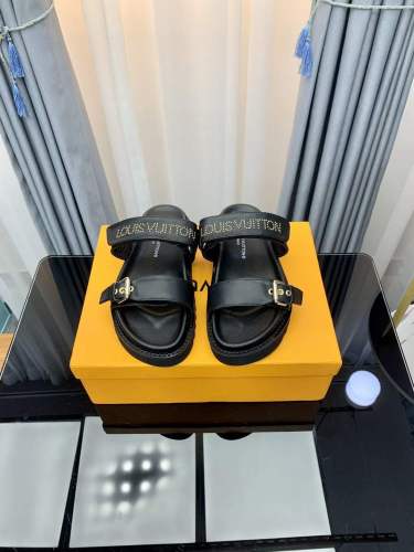 Women Men L*ouis V*uitton Top Slippers (Arrenfashion)