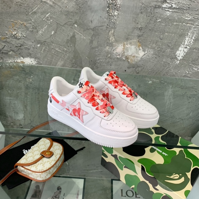  arrenfashion Men Women B*ape Top Sneaker