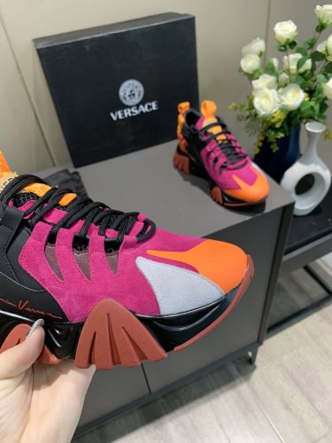  Arrenfashion Men Women V*ersace Top Sneakers