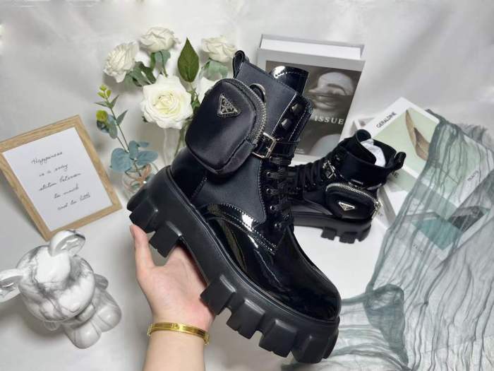  Arrenfashion Men Women P*rada Top Sneaker