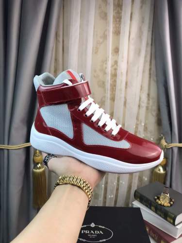  Arrenfashion Men P*rada Top Sneakers