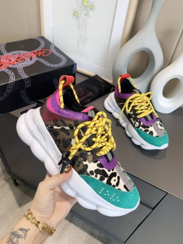  Arrenfashion Men Women V*ersace Top Sneakers