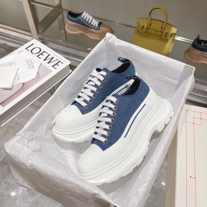 Men Women A*lexander M*cqueen Top Sneaker （ Arrenfashion ）
