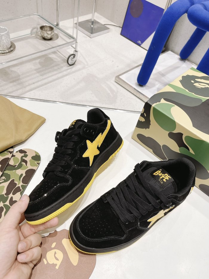  arrenfashion Men Women B*ape Top Sneaker