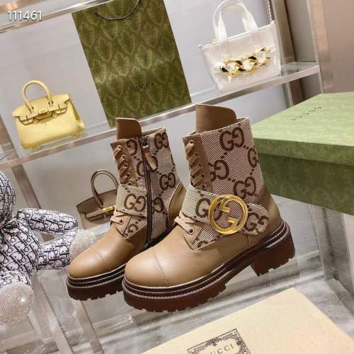 Women G*ucci Top Boots （Arrenfashion）