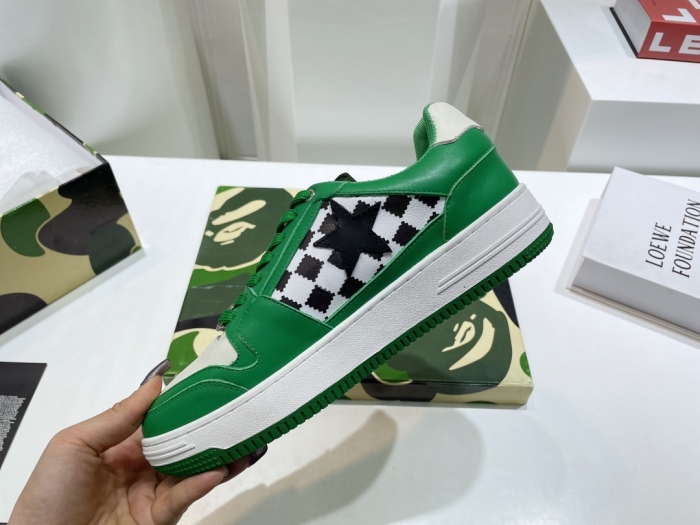  arrenfashion Men Women B*ape Top Sneaker