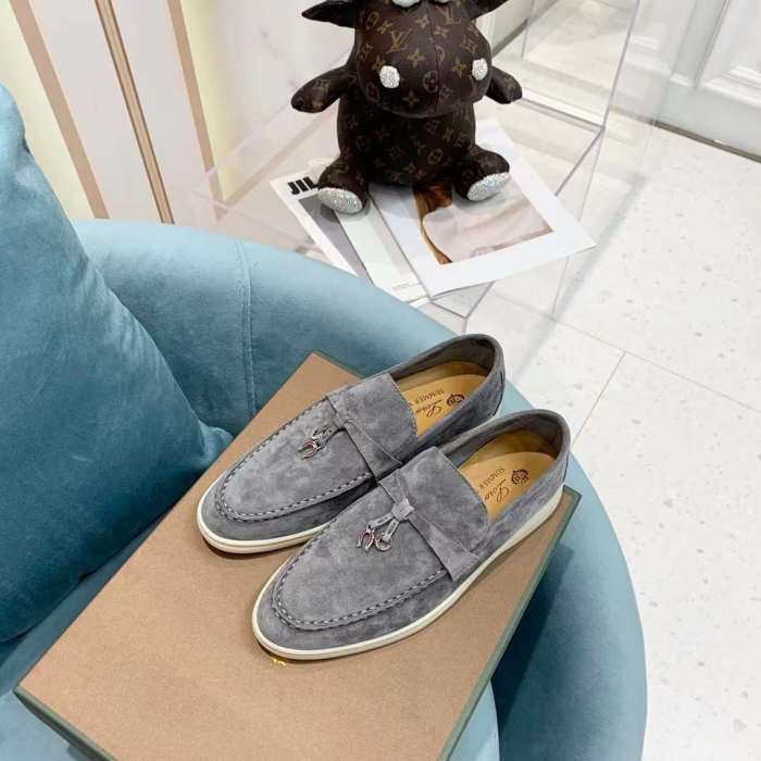 Men Women L*oro P*iana Top Loafer （Arrenfashion）
