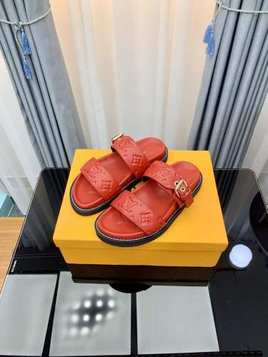 Women Men L*ouis V*uitton Top Slippers (Arrenfashion)