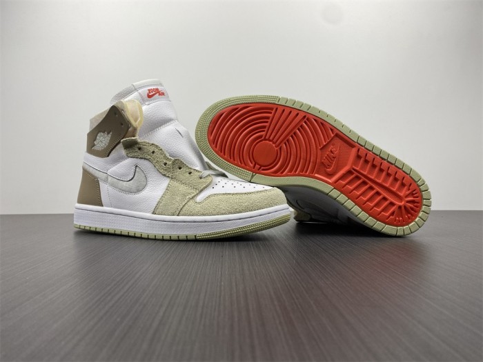  Arrenfashion Air Jordan 1 Zoom Air CMFT Olive Aura CT0979-102