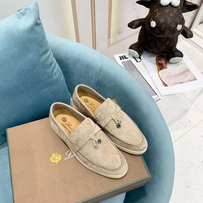 Men Women L*oro P*iana Top Loafer （Arrenfashion）