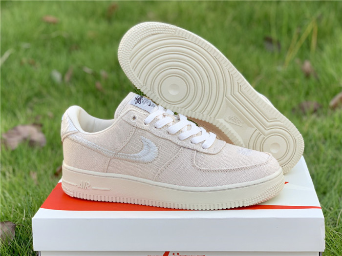  from Arrenfashion Stussy x Nike Air Force 1 Low “Fossil Stone”