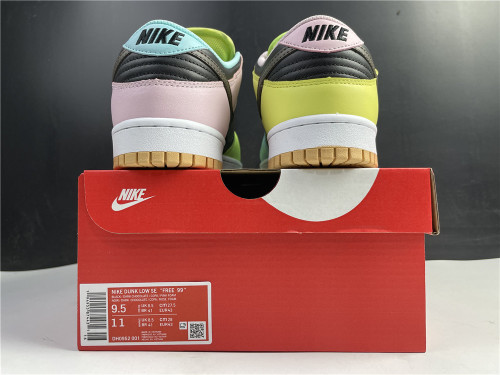  from Arrenfashion Nike Dunk Low “Free 99” DH0952-001