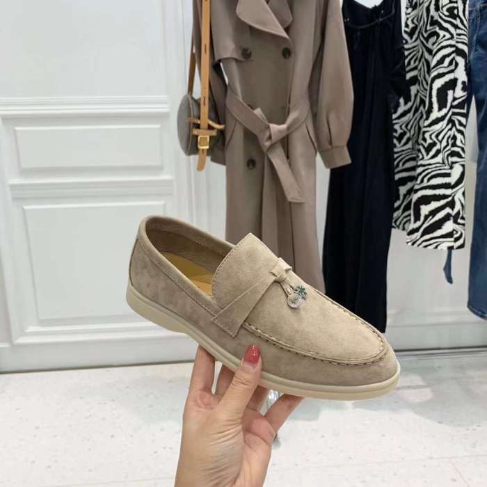 Men Women L*oro P*iana Top Loafer （Arrenfashion）